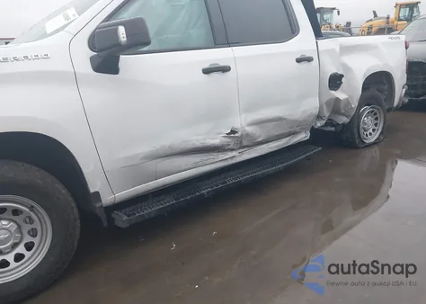 2025 Chevrolet Silverado 1500 4Wd Standard Bed Wt из США, поврежденный, VIN 1GCPKAEK6SZ253699